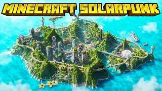 Solarpunk City of the Future in Minecraft