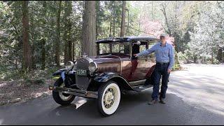 Bill Persich and his 1931 Model A Ford Tudor