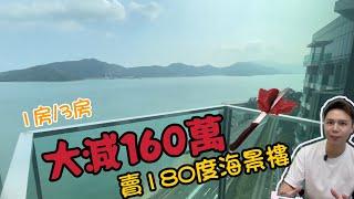 大減160萬賣180度海景單位‍有冇咁誇張1房/3房,發展商也減價｜海景樓｜青龍頭｜阿JACK睇樓團