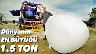 Dünyanın EN BÜYÜK Silaj Balyası 1.5 TON | Kamu - Üniversite - Sanayi İşbirliği