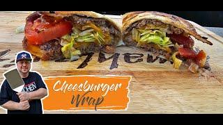 Der Cheesburger Wrap vom Grill