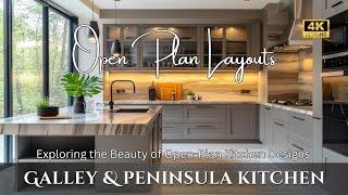 Effortless Kitchen Flow: Exploring the Beauty of Galley, Peninsula, and Open Plan Kitchen Designs