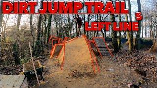 Building A Dirt Jump Line! | Left Line 5  #trailbuilding