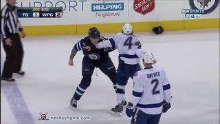 Nate Thompson vs Eric Tangradi Apr 16, 2013