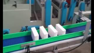 Full automatic facial tissue paper making machine production line