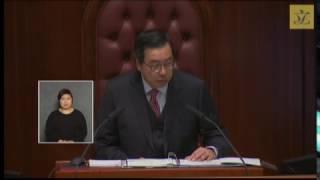 立法會會議 (2017/01/18) - I. 香港特別行政區行政長官發表施政報告(第一部分)