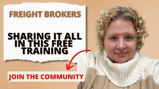 Complete FREE Freight Broker Training