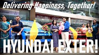 Delivering Happiness Together! First Hyundai EXTER Delivery. Lakshmi Hyundai Bangalore, Whitefield.