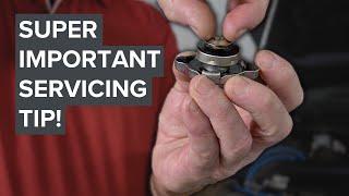 Replacing Radiator Cap - Bad Cap Signs & Symptoms & How Radiator Caps Really Work