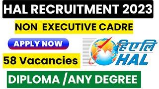 HAL Recruitment 2023 How to apply | Diploma / Any Degree | Job4freshers