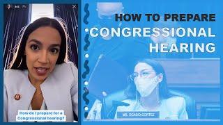 How AOC Preps for Congressional Hearings | Instagram Story