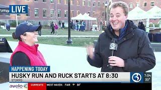 UConn honors fallen heroes with annual “Husky Run and Ruck” Veterans Day event