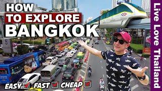 How Easy To Explore BANGKOK Now | New Trains Takes You Everywhere #livelovethailand