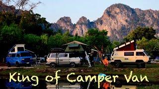 แอบทำเนียนมาจอดนอนกับแคมเปอร์แวนรุ่นใหญ่ King Of Camper Van รุรินฟาร์ม เขาย้อย จ.เพชรบุรี