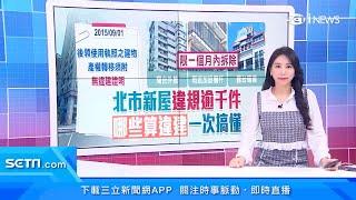 小心被強制拆除！買房哪些算「違建」一次看懂　「陽台外推、雨遮加欄杆」都要拆｜台北產權登記要附「無違建證明」　查處若違規立即拆｜房地產新聞｜三立iNEWS高毓璘 主播｜訂閱@money_setn看更多 財經新聞