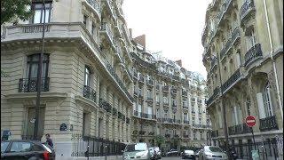 Walk around Paris France. 16th arrondissement.