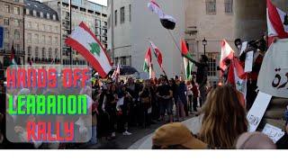 Hands off Lebanon Rally - BBC Broadcasting House (Central London) |  21/09/24