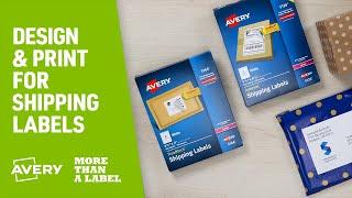 How to Design & Print Shipping Labels with Avery Products