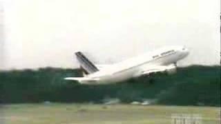 Airbus A320 test flight gone wrong