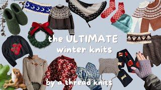 The ULTIMATE winter knitting pattern inspo! 50+ Winter Knitting Patterns