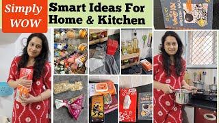 Smart Housekeeping Hacks From Things Easily Available At Home||Kitchen Organization Ideas|Quick Tips