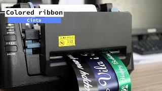 DIY Ribbon logo print | Easy Satin Ribbon making print | care washable textile cloth label