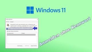 Windows 11 - Anmelden ohne Kennwort