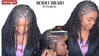 Boho knotless Braid Tutorial