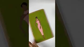 Quick Fashion illustration How to paint with gouache