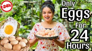 දවසම බිත්තර කෑවා  | EATING ONLY EGGS FOR 24 HOURS @travelwithwolfy1215