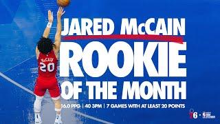 Jared McCain: Rookie of the Month Highlights | October/November