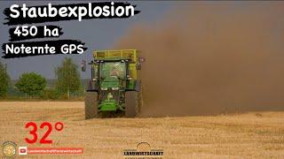 Staubexplosion bei Magdeburg 32 Grad & Alles vertrocknet! Noternte GPS - Ganzpflanzensilage für BGA