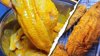 My favorite FRIED CATFISH recipe! Crispy Homemade FRIED CATFISH batter