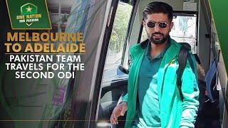 ️ Melbourne to Adelaide: Pakistan team travels for the second #AUSvPAK ODI | PCB | MA2A