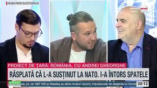 Proiect de țară: România, cu Andrei Gheorghe - 8 noiembrie