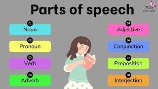 Parts of Speech | Parts of Speech in English Grammar with examples | Learn English Grammar