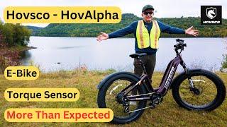 HovAlpha Step Thru E-bike - Torque Sensor Beast - 60-80 Mile Range