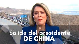 Salida presidente de China de Canarias