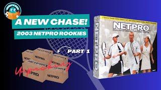 2003 NetPro Tennis Hobby Box FEDERER/NADAL/WILLIAMS ROOKIES #sportscards #topps #rookie #tennis