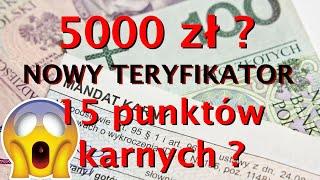 NOWY TERYFIKATOR - MANDATY od 17 września 2022? Jak wysokie? Ile punktów karnych?