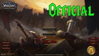 Battle for Azeroth Login Screen [Official Main Theme & Animation]