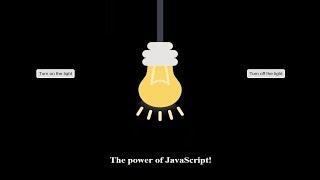 Simple JavaScript Program - Turn On/Off Light