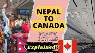 Avoid These Mistakes || Nepal to Canada || Flight Details || Double Transit