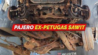 KOLONGNYA PARAH! Undercarriage Detailing & Anti Karat Mitsubishi Pajero Bekas Kebun Sawit Sumsel