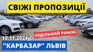 ЛЬВІВСЬКИЙ АВТОРИНОК // СВІЖІ ПРОПОЗИЦІЇ // 10.11.2024р #автобазар  #автопідбірльвів #карбазар