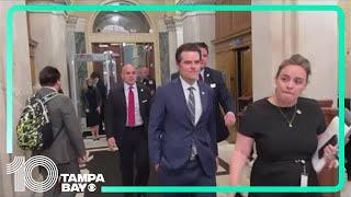 Matt Gaetz ethics report says his drug use and sex with a minor violated state laws, CBS News says