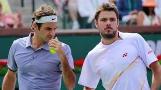 Roger Federer vs Stan Wawrinka at their best #tennisplayer #games #sports