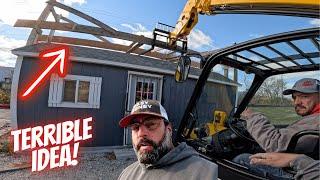 Moving the shed was a DISASTER! I'm so DUMB!