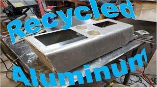 Fabrication of an all Aluminum Custom Center Console from Recycled Material!