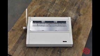 Tamerica TCC-210EPB Plastic Comb Electric Punch and Manual Bind